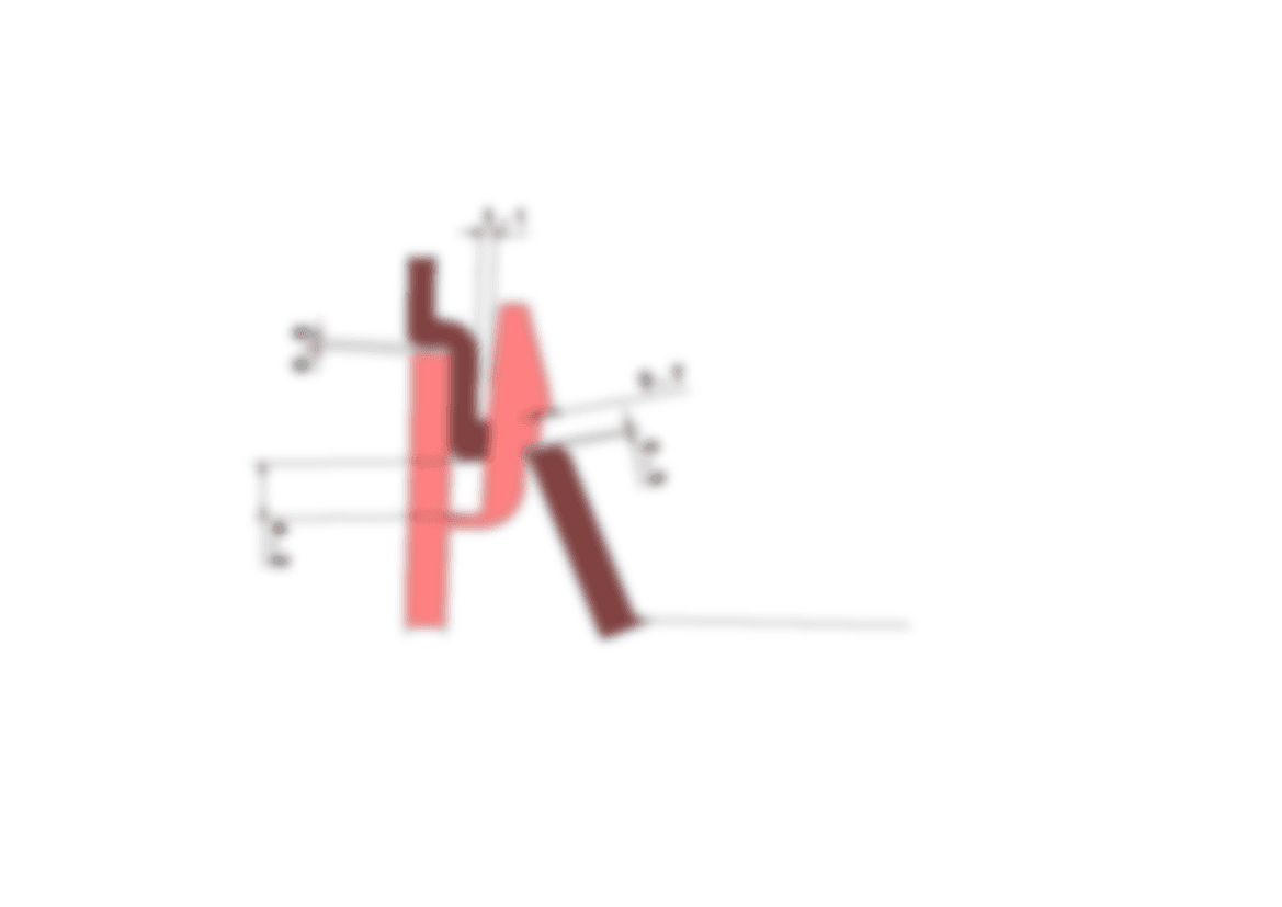 Plastic-clip cross-section — deflection direction & retention